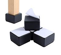 RCHYFEED Risers de lit Rehausseurs de Meubles Ajoutent Une Hauteur de 2 Pouce, Acier Solide Supportent 10000 Livres, Rehausseur de Table, Chaise ou Rehausseur de Canapé, Ensemble de 4 Furniture Riser