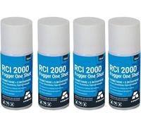 RCI 2000 - Lot de 4 Fogger One Shot 150 ml Insecticide Anti Puces et Punaises de Lit Avec Régulateur de Croissance Action Choc & Persistante - Fabriqué en France