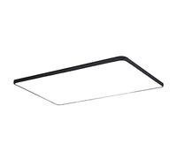 RCIDOS 1-Pack Noir LED Plafonniers Rectangle Abat-Jour 45W Bureau Dimmable Encastré Plafonnier Moderne 3000K-6000K Luminaire Lumineux Éclairage Domestique pour Cuisine Chambre Couloir Salle À Manger