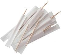 RCIUJEL Cure-dents emballés individuellement - avec doubles extrémités - Convient pour les repas, banquets, événements, restauration (500, 6,6 cm)