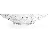 RCR 25599020006 Melodia Bol Décoratif en Luxion Cristal, Diamètre 30cm, Bol pour Décoration Intérieure ou pour des Fruits, Transparent