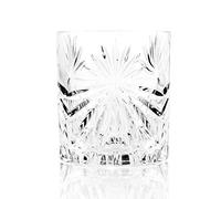 RCR 26278020106 Oasis Luxion Crystal Lot de 6 Verres à Whisky, Verres à Boire en Cristal, Ensemble de Verres à Whiskey, Gobelets Transparents pour Bourbon et Eau, Passe au Lave-Vaisselle, 320 ml