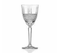 RCR 26966020006 Brillante Luxion Crystal Lot de 6 Verre à Vin, Service de Verres pour Vin Rouge ou Vin Blanc, Cristal, 23cl, Parfait pour la Maison, Les Restaurants, Les Fêtes, Passe au Lave Vaisselle