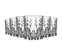 RCR Verres à whisky Marilyn – Set 6 pièces – Verre taillé moderne – 337 ml