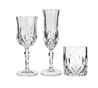 RCR Opera Service 12 verres à vin (6 verres à vin cl23 et 6 verres à flûte cl13) + 6 verres d'eau 30 cl
