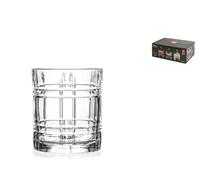 RCR Paquet De 6 Verres Double Old Fashioned En Verre Transparent Cl 34.