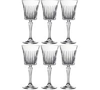 Rcr Timeless Vap à Eau, Verre, Transparent, Confection de 6 Pièces (lot de 6)