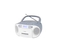 RCR2260DAB/BL Radio-lecteur CD DAB+, FM, DAB AUX, CD, Cassette, USB blanc, bleu