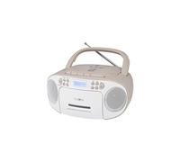 RCR2260DAB/PK Radio-lecteur CD DAB+, DAB, FM AUX, CD, Cassette, USB blanc, rose