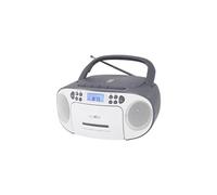 RCR2260GR Radio-lecteur CD FM AUX, CD, Cassette gris-blanc