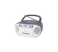 RCR2260GR Radio-lecteur CD FM AUX, CD, Cassette gris-blanc