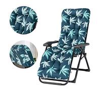rcraftn Matelas Coussin pour Longue Chaise Fauteuils Jardin Terrasse Relax Épais Pad Outdoor Assise Coque