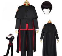 Rcrllya Anime Toilette Lié Hanako Kun Jibaku Shounen Uniforme Cosplay Costume Ensemble Yashiro Nene Ami Hanako Kun Carnaval Perruque Accessoires (Perruque+ Hanako Kun,S)