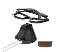 RCstyle HiBloks Station de charge magnétique pour lunettes connectées Ray-Ban Meta Wayfarer/Skyler Gen 2, socle rapide avec indicateur LED, compatible avec l’étui de charge RayBan Meta Gen 2