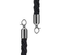 RCSTYNUK Barrière de Corde pour cônes de signalisation/barrière de stationnement, 2 poteaux délinéateurs Suspendus avec Crochets polis, 5 Couleurs au Choix
