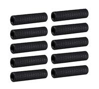 RCsupplier Lot de 100 entretoises moletées M2 x 10 OD = 4 mm en aluminium pour drone RC Quadcopter (M2 x 10 OD = 4 mm, noir, 100)