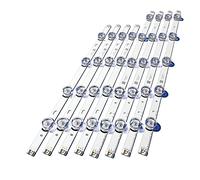 RCTGPGJAC Bande de rétroéclairage LED 9 lampe compatible for LG 47quot; TV DRT 3.0 47quot; 47LB631V 47LB561V 47LB6300 47GB6500 47LB652V 47lb650v 47LB5610 47LB565V