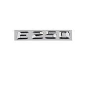 RCTGPGJAC Chrome E 250 "CarTrunk arrière alphanumérique Badge Badge Logo Autocollant Autocollant Convient for Mercedes Benz Classe E E250