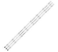 RCTGPGJAC Kit 3 PCS 8LED 850mm Bande de Rétroéclairage LED Compatible for LG 43UH6030 43UF640 UF64_UHD_A 43LH60FHD 43UF6407 43UH610V 43UH619V 43UH603V