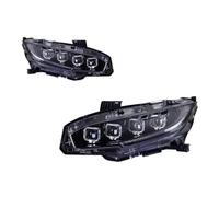 RCUIHGFB Feux avants Auto pour Civic 10G 2016 2017 2018 2019 2020 2021 Kit D'accessoires pour Phares Voiture Lentilles Projecteur Phares Mise À Niveau