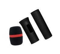 RCULWPLP 2 Pièces Manchon Support Housse Poignée Pare-brise Éponge Universelle Manche Protecteur Caoutcho, noir