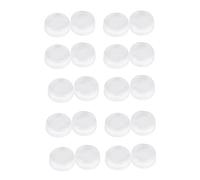 RCULWPLP 20 Tampons de Pistons de Trompette, 9 Mm, Polyvalents, Résistants à L'usure, avec Robinet D'eau, Pièces de Rechange pour Trompette