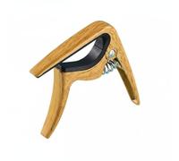 RCULWPLP Accordeur Ukulélé Capodastre Accessoire Instrument Pince Solo-main Alliage Léger Ressort Solide Protège les Cordes Adapté à l'Entraînement Solo Représentation Musicale, Bois Clair