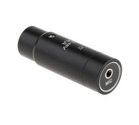 RCULWPLP Adaptateur d'Alimentation 35mm Vers XLR Mâle 3 Broches Convertisseur Condensateur Structure Métallique Portable Application pour, Noir