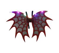 RCULWPLP Aile Chauve-souris Accessoire Déguisement Costume Animal Fille Garçon Plume Feutrine Élastique Durabilité Adaptée pour Mise En Scène Accessoire, Araignée rouge