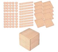 RCULWPLP Blocs de Base Dix, Matériel Scolaire pour La t La Maison, Manipulation Mathématique, Soustraction, Addition, Fournitures Scolaires, Initiation, Paquet C