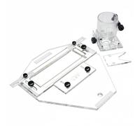 RCULWPLP Bridge Slotting Outil de Lutherie Gabarit de Positionnement Pince de Fixation Guide de Découpe pour Précision Du Réglage Du Chevalet Adapté Réparateurs Guitare Acoustique Atelier Musical