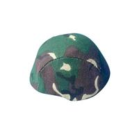 RCULWPLP Casque Miniature Accessoire de Soldat Modèle de Casque pour Figurine Chapeau pour Poupée en Tissu Fonction Réaliste Adapté à la Collection Décoration