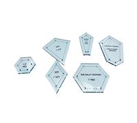 RCULWPLP Ensemble de 300 Règles de Quilting avec 6 Gabarits de Quilting