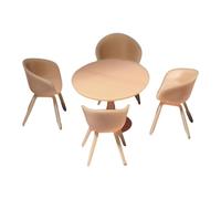 RCULWPLP Ensemble de Chaises Miniatures à L'échelle 1:64, Modèle de Meuble Créatif, Moderne et Miniature En Résine, Style C