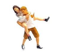 RCULWPLP Figurine Miniature Couple Résine 1/64 Caractères Décor Modèle Accessoire Créatif Adaptée à La Décoration Étude Maquettes Photographie Micr, Blanc debout