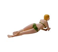 RCULWPLP Figurines 1/64 pour Simulation de Scènes Polyvalentes, Modèles de Personnages pour Micro- et Tables de Sable, VERT