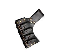 RCULWPLP Fourreau Médiéval PU Cuir Ceinture Porte-épée Boucle Réglable Support Étui Ceinture Cosplay Accessoire Metteur En Scène Déguisement Rapier Costume, noir