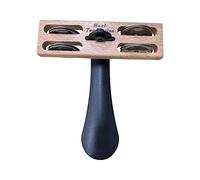 RCULWPLP Heel Tambourin pour Percussion Au Pied avec Structure Solide Tambourin Pédagogique à Intégrer Aux Formations Musicales Collectives et, en bois avec signe