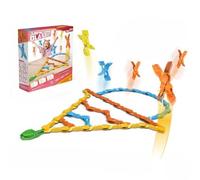 RCULWPLP Jeu de Construction Éducatif Système de Blocs Défi d'Assemblage Pièce Interactive Jouet Logique Fonction de Saut Adaptée aux Enfants pour, Jeu De Dominos Sauteurs DIY pour Filles 36 Pièces