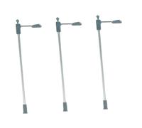 RCULWPLP Lot de 3 Lampes pour Trains Miniatures, Mini Lampadaires pour Modélisme Ferroviaire, Accessoires D'éclairage Paysager à LED avec Effet Lumineux Ré, Style D