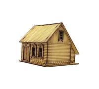 RCULWPLP Maison Européenne à L'échelle 1/72, à Assembler, Interaction Parent-enfant, Maquette Architecturale pour Diorama, Cadeau pour Amis, Style b
