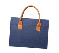 RCULWPLP Mallette d'affaires Ordinateur Sac pour Documents Homme Femme Oxford Tissu Étanche Poignées Ergonomiques Usage Portable Résistant Déplacements Affaire, 43x31x4 Cm Bleu