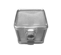 RCULWPLP Panier Panier à Bijoux Machine à Ultrasons Boîte Acier Inoxydable Nettoyage Précis Instruments Maille Compacte Adapté pour Usine, S
