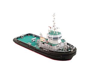 RCULWPLP Puzzle Bateau Marine Maquette Papier 3D Centaur II Remorqueur Polonais Bateau Vapeur Construction DIY Convient aux Amateurs Décoration Maison