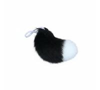 RCULWPLP Queue de de Poupée Ensemble Oreilles Animal Peluche Souple Style Légendaire Déguisement Fait Main Élément Amusant Idéal pour Mise en Collection Photographie , Noir Et Blanc