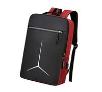 RCULWPLP Sac à Dos Ordinateur Portable Sac Imperméable Compartiment Matelassé pour Notebook Tissu Oxford Résistant Port USB Adapté Au Bureau Balades Urb, Bordeaux