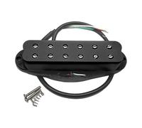 RCULWPLP Single Coil Pickup Accessoire Guitare Électrique Élément Montage Métal Robustesse Adaptée Débutant Musique Réparation Instrumentale, Noir