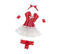 RCULWPLP Tenue Complète pour Poupée Féminine à L'échelle 1/6, Idéale pour La Création de Poupées DIY, Le Cosplay, La Mode et Les Jeux D'imitation. Conv, Blanc