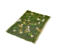 RCULWPLP Touffes D'herbe Miniatures, Herbe Déchirée à La Main, Décor Ferroviaire En Résine, Arbre, Matériau Nylon, Convient Aux Réseaux de Modélisme Ferrov, Vert D'été