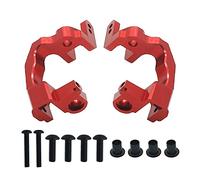 RCWD Lot de 2 supports de moyeu avant en alliage pour 1/10 ARRMA 3s et Mega550 Vorteks Senton Granite Big Rock Typhon (rouge)
